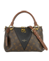 V Tote BB, &pound;1,100, Handbags, Brown, Canvas/Leather, Front view